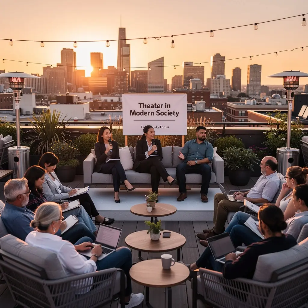 Modern office workspace